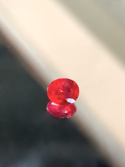 1ct Unheated Ruby, Pigeon's Blood, Oval Shape