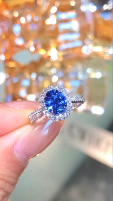 Deposit for 1ct Cornflower Blue Sapphire Ring